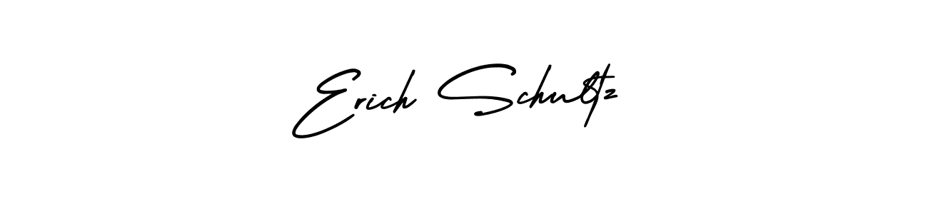 Erich Schultz stylish signature style. Best Handwritten Sign (AmerikaSignatureDemo-Regular) for my name. Handwritten Signature Collection Ideas for my name Erich Schultz. Erich Schultz signature style 3 images and pictures png