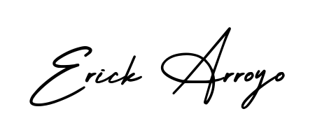 Make your name Erick Arroyo memorable on every contract using AmerikaSignatureDemo-Regular autograph style. Instant transparent background export available. Erick Arroyo signature style 3 images and pictures png