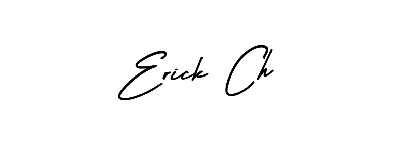 Best and Professional Signature Style for Erick Ch. AmerikaSignatureDemo-Regular Best Signature Style Collection. Erick Ch signature style 3 images and pictures png