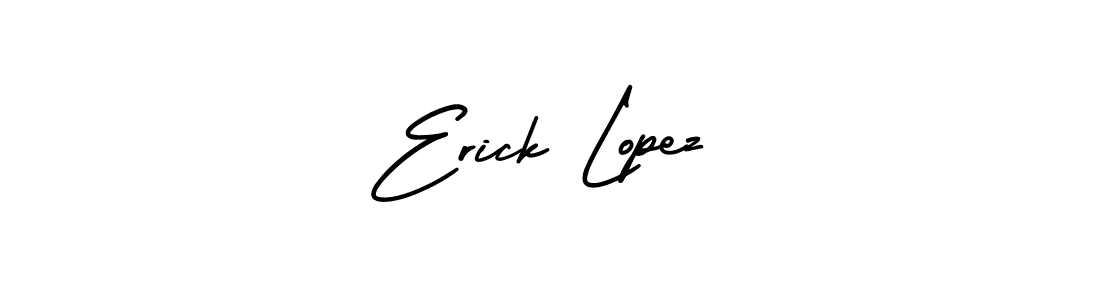 Best and Professional Signature Style for Erick Lopez. AmerikaSignatureDemo-Regular Best Signature Style Collection. Erick Lopez signature style 3 images and pictures png