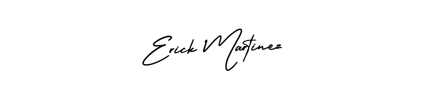 Use a signature maker to create a handwritten signature online. With this signature software, you can design (AmerikaSignatureDemo-Regular) your own signature for name Erick Martinez. Erick Martinez signature style 3 images and pictures png