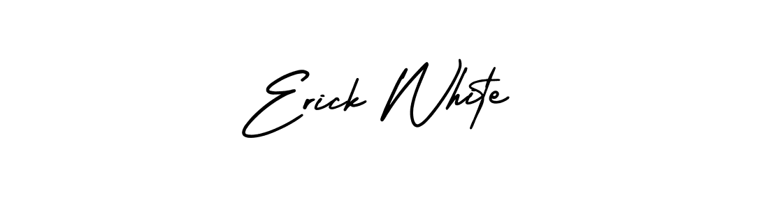 Also we have Erick White name is the best signature style. Create professional handwritten signature collection using AmerikaSignatureDemo-Regular autograph style. Erick White signature style 3 images and pictures png