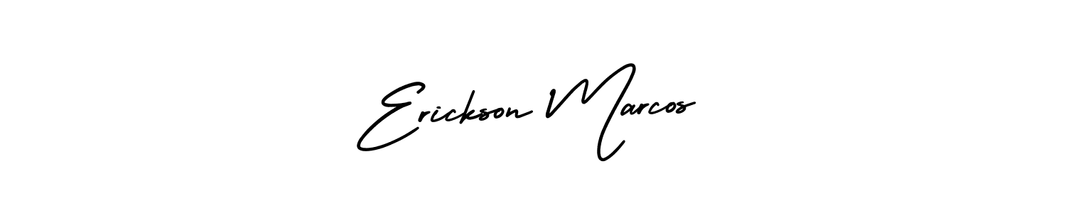 Best and Professional Signature Style for Erickson Marcos. AmerikaSignatureDemo-Regular Best Signature Style Collection. Erickson Marcos signature style 3 images and pictures png