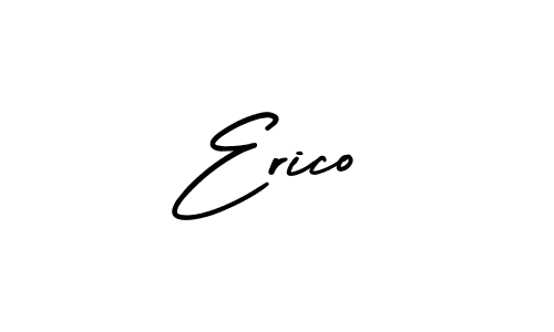 Design your own signature with our free online signature maker. With this signature software, you can create a handwritten (AmerikaSignatureDemo-Regular) signature for name Erico. Erico signature style 3 images and pictures png