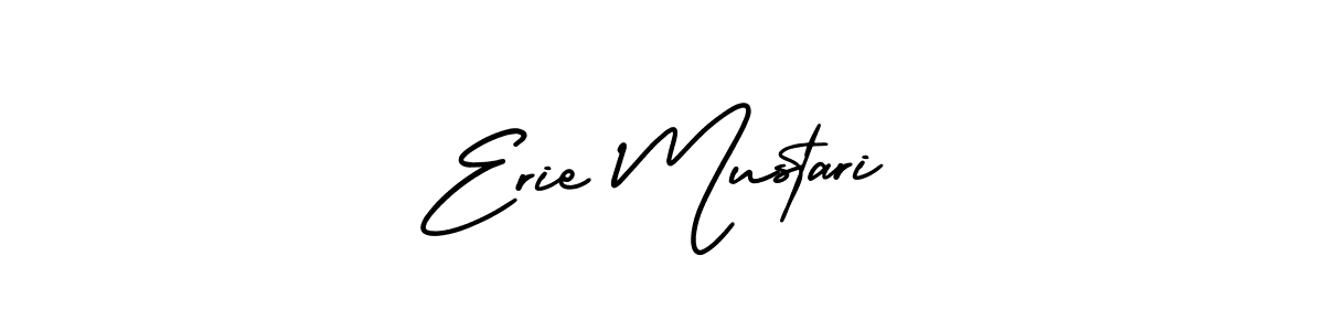 AmerikaSignatureDemo-Regular is a professional signature style that is perfect for those who want to add a touch of class to their signature. It is also a great choice for those who want to make their signature more unique. Get Erie Mustari name to fancy signature for free. Erie Mustari signature style 3 images and pictures png