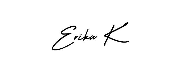 Best and Professional Signature Style for Erika K. AmerikaSignatureDemo-Regular Best Signature Style Collection. Erika K signature style 3 images and pictures png