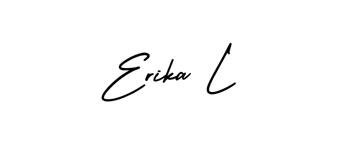 Best and Professional Signature Style for Erika L. AmerikaSignatureDemo-Regular Best Signature Style Collection. Erika L signature style 3 images and pictures png