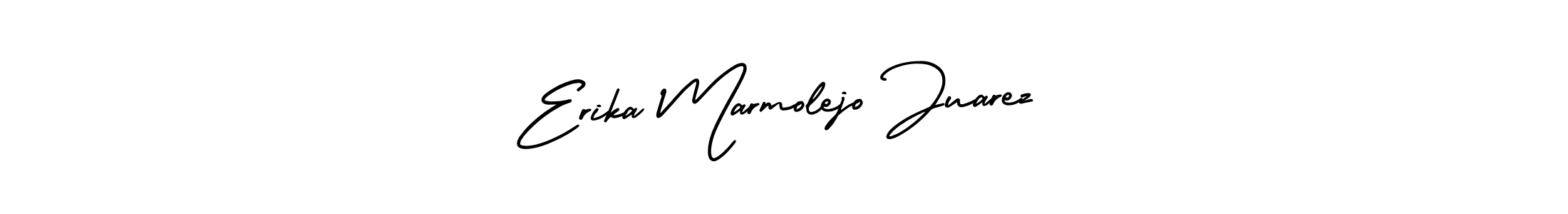 It looks lik you need a new signature style for name Erika Marmolejo Juarez. Design unique handwritten (AmerikaSignatureDemo-Regular) signature with our free signature maker in just a few clicks. Erika Marmolejo Juarez signature style 3 images and pictures png