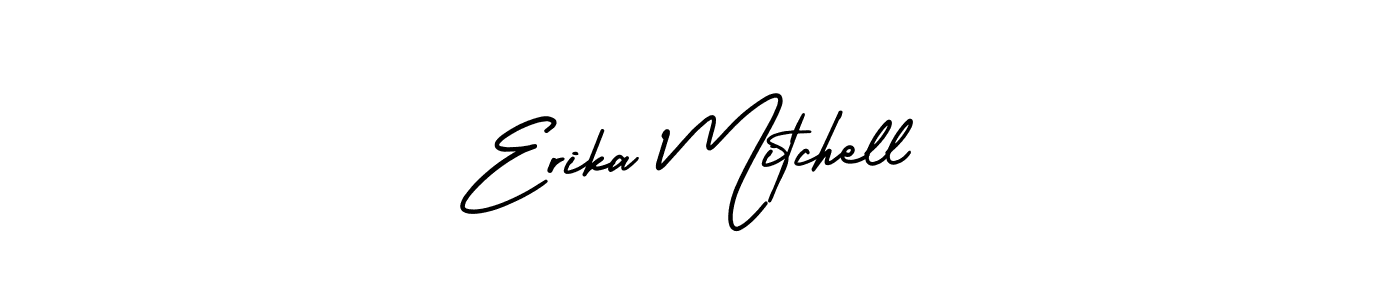 AmerikaSignatureDemo-Regular is a professional signature style that is perfect for those who want to add a touch of class to their signature. It is also a great choice for those who want to make their signature more unique. Get Erika Mitchell name to fancy signature for free. Erika Mitchell signature style 3 images and pictures png