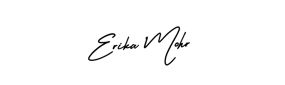 Make a beautiful signature design for name Erika Mohr. With this signature (AmerikaSignatureDemo-Regular) style, you can create a handwritten signature for free. Erika Mohr signature style 3 images and pictures png
