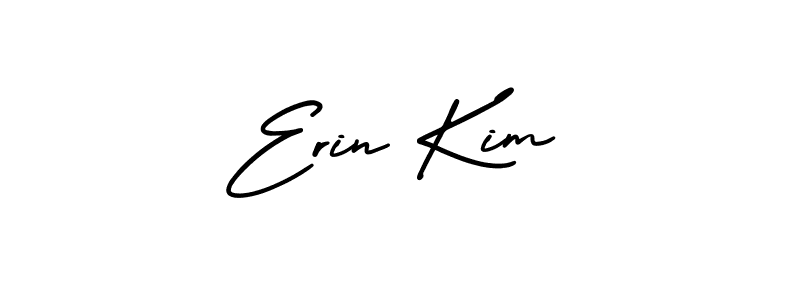 Design your own signature with our free online signature maker. With this signature software, you can create a handwritten (AmerikaSignatureDemo-Regular) signature for name Erin Kim. Erin Kim signature style 3 images and pictures png