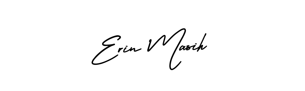 Make a beautiful signature design for name Erin Masih. With this signature (AmerikaSignatureDemo-Regular) style, you can create a handwritten signature for free. Erin Masih signature style 3 images and pictures png