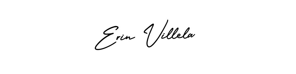 if you are searching for the best signature style for your name Erin Villela. so please give up your signature search. here we have designed multiple signature styles  using AmerikaSignatureDemo-Regular. Erin Villela signature style 3 images and pictures png