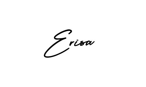 Also we have Erisa name is the best signature style. Create professional handwritten signature collection using AmerikaSignatureDemo-Regular autograph style. Erisa signature style 3 images and pictures png