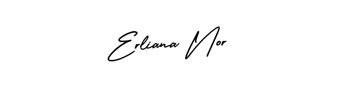 Check out images of Autograph of Erliana Nor name. Actor Erliana Nor Signature Style. AmerikaSignatureDemo-Regular is a professional sign style online. Erliana Nor signature style 3 images and pictures png