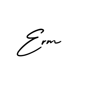 Also You can easily find your signature by using the search form. We will create Erm name handwritten signature images for you free of cost using AmerikaSignatureDemo-Regular sign style. Erm signature style 3 images and pictures png