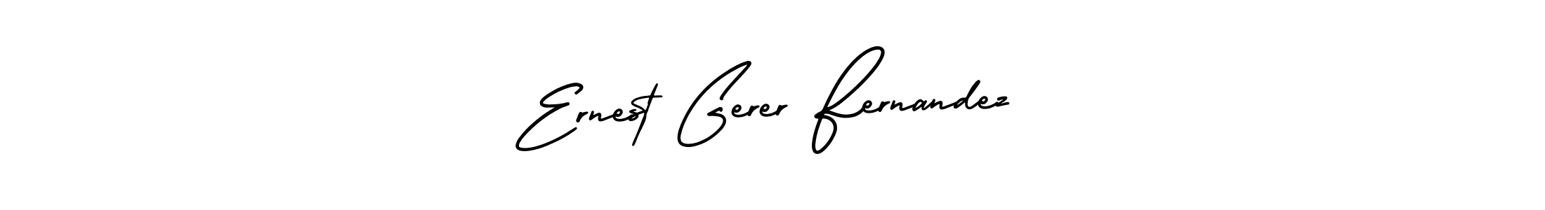 Also You can easily find your signature by using the search form. We will create Ernest Gerer Fernandez name handwritten signature images for you free of cost using AmerikaSignatureDemo-Regular sign style. Ernest Gerer Fernandez signature style 3 images and pictures png