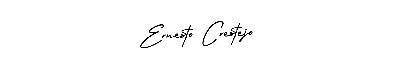 Ernesto Crestejo stylish signature style. Best Handwritten Sign (AmerikaSignatureDemo-Regular) for my name. Handwritten Signature Collection Ideas for my name Ernesto Crestejo. Ernesto Crestejo signature style 3 images and pictures png