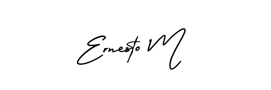 Best and Professional Signature Style for Ernesto M. AmerikaSignatureDemo-Regular Best Signature Style Collection. Ernesto M signature style 3 images and pictures png