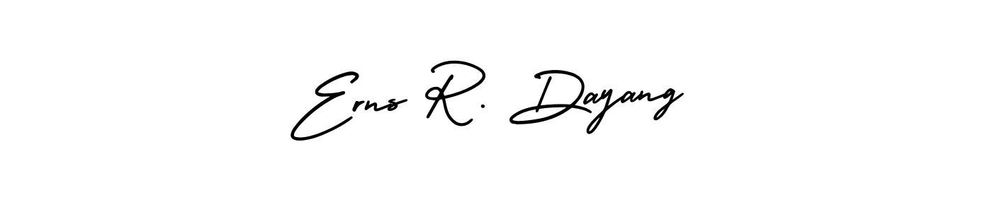 Once you've used our free online signature maker to create your best signature AmerikaSignatureDemo-Regular style, it's time to enjoy all of the benefits that Erns R. Dayang name signing documents. Erns R. Dayang signature style 3 images and pictures png