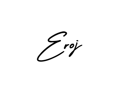Eroj stylish signature style. Best Handwritten Sign (AmerikaSignatureDemo-Regular) for my name. Handwritten Signature Collection Ideas for my name Eroj. Eroj signature style 3 images and pictures png