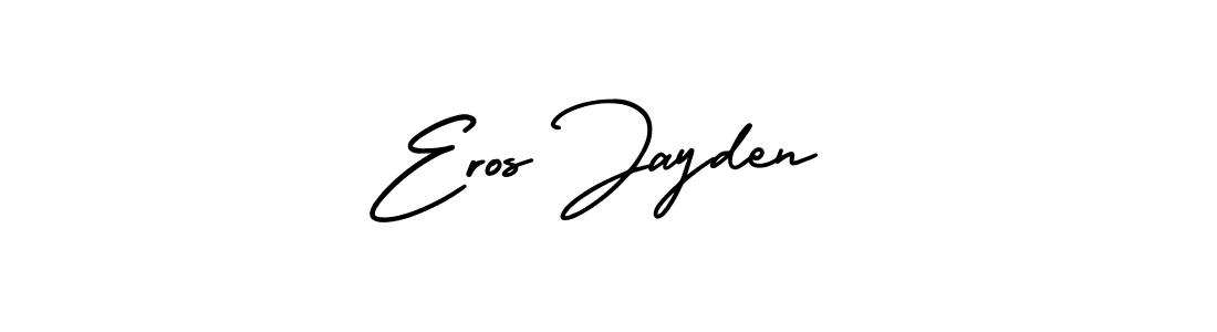 Best and Professional Signature Style for Eros Jayden. AmerikaSignatureDemo-Regular Best Signature Style Collection. Eros Jayden signature style 3 images and pictures png