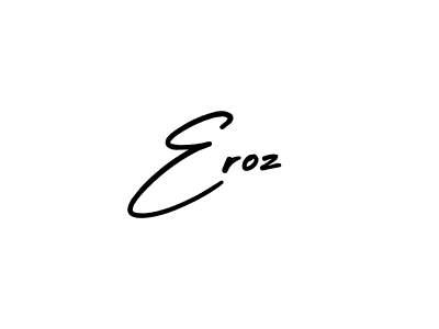 AmerikaSignatureDemo-Regular is a professional signature style that is perfect for those who want to add a touch of class to their signature. It is also a great choice for those who want to make their signature more unique. Get Eroz name to fancy signature for free. Eroz signature style 3 images and pictures png