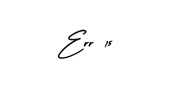 How to make Err 15 name signature. Use AmerikaSignatureDemo-Regular style for creating short signs online. This is the latest handwritten sign. Err 15 signature style 3 images and pictures png