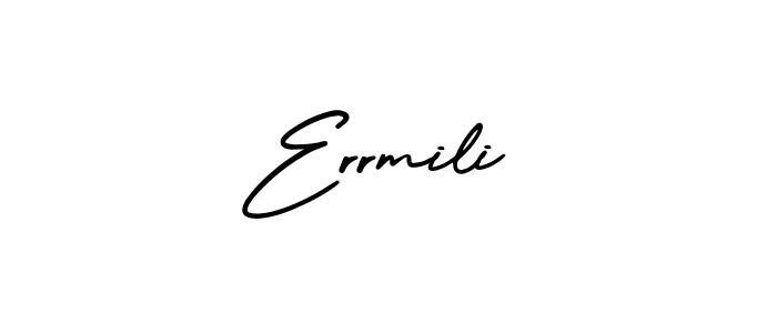 AmerikaSignatureDemo-Regular is a professional signature style that is perfect for those who want to add a touch of class to their signature. It is also a great choice for those who want to make their signature more unique. Get Errmili name to fancy signature for free. Errmili signature style 3 images and pictures png