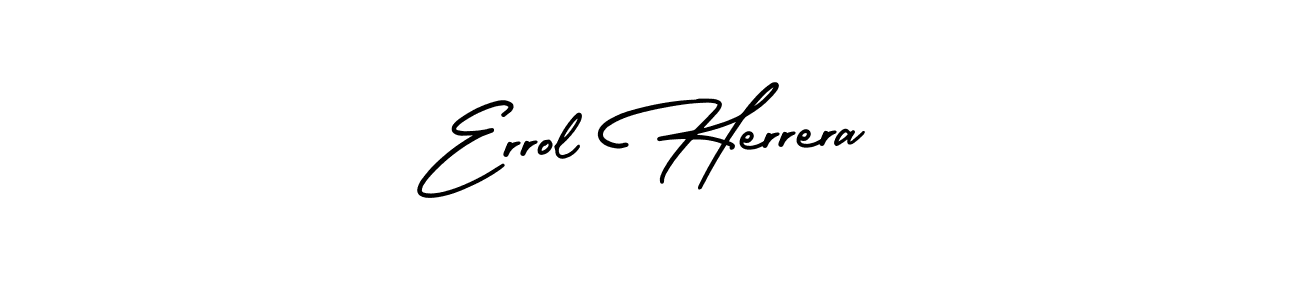 Make a beautiful signature design for name Errol Herrera. With this signature (AmerikaSignatureDemo-Regular) style, you can create a handwritten signature for free. Errol Herrera signature style 3 images and pictures png