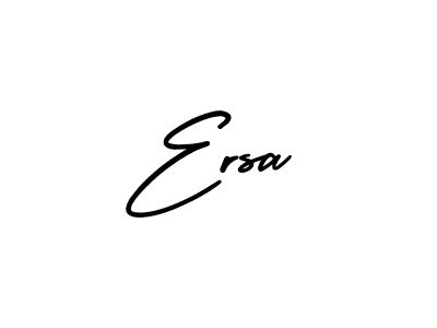 Make a beautiful signature design for name Ersa. With this signature (AmerikaSignatureDemo-Regular) style, you can create a handwritten signature for free. Ersa signature style 3 images and pictures png