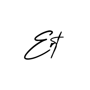 Ert stylish signature style. Best Handwritten Sign (AmerikaSignatureDemo-Regular) for my name. Handwritten Signature Collection Ideas for my name Ert. Ert signature style 3 images and pictures png