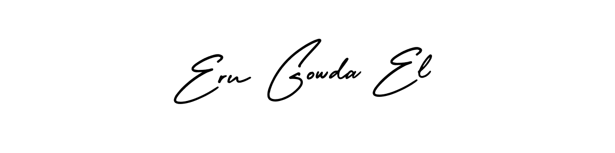 Design your own signature with our free online signature maker. With this signature software, you can create a handwritten (AmerikaSignatureDemo-Regular) signature for name Eru Gowda El. Eru Gowda El signature style 3 images and pictures png