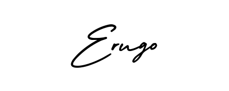 Also we have Erugo name is the best signature style. Create professional handwritten signature collection using AmerikaSignatureDemo-Regular autograph style. Erugo signature style 3 images and pictures png