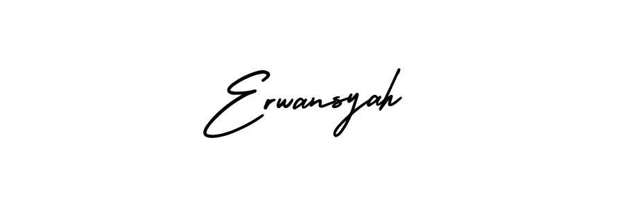 How to make Erwansyah signature? AmerikaSignatureDemo-Regular is a professional autograph style. Create handwritten signature for Erwansyah name. Erwansyah signature style 3 images and pictures png