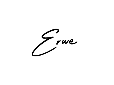 Also we have Erwe name is the best signature style. Create professional handwritten signature collection using AmerikaSignatureDemo-Regular autograph style. Erwe signature style 3 images and pictures png