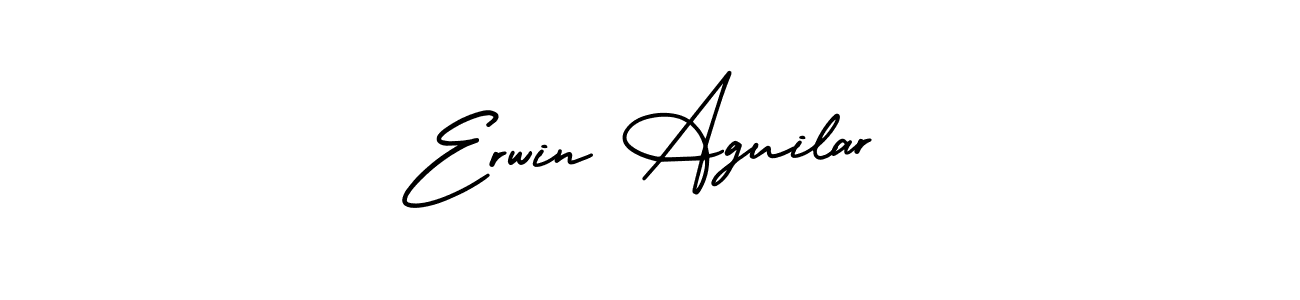 Check out images of Autograph of Erwin Aguilar name. Actor Erwin Aguilar Signature Style. AmerikaSignatureDemo-Regular is a professional sign style online. Erwin Aguilar signature style 3 images and pictures png