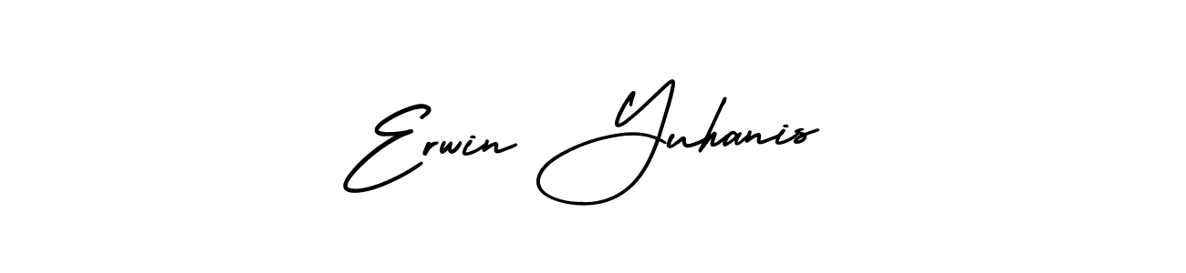Use a signature maker to create a handwritten signature online. With this signature software, you can design (AmerikaSignatureDemo-Regular) your own signature for name Erwin Yuhanis. Erwin Yuhanis signature style 3 images and pictures png