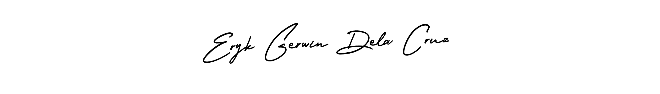 It looks lik you need a new signature style for name Eryk Gerwin Dela Cruz. Design unique handwritten (AmerikaSignatureDemo-Regular) signature with our free signature maker in just a few clicks. Eryk Gerwin Dela Cruz signature style 3 images and pictures png