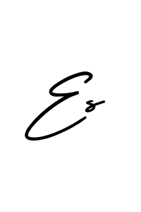 This is the best signature style for the Es name. Also you like these signature font (AmerikaSignatureDemo-Regular). Mix name signature. Es signature style 3 images and pictures png