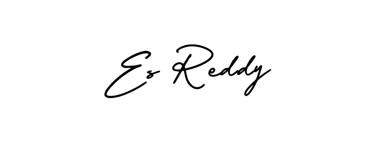 How to make Es Reddy signature? AmerikaSignatureDemo-Regular is a professional autograph style. Create handwritten signature for Es Reddy name. Es Reddy signature style 3 images and pictures png