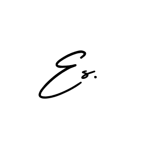 Also we have Es. name is the best signature style. Create professional handwritten signature collection using AmerikaSignatureDemo-Regular autograph style. Es. signature style 3 images and pictures png