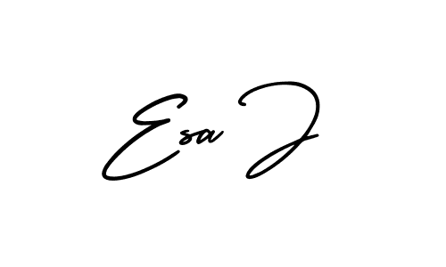 Similarly AmerikaSignatureDemo-Regular is the best handwritten signature design. Signature creator online .You can use it as an online autograph creator for name Esa J. Esa J signature style 3 images and pictures png