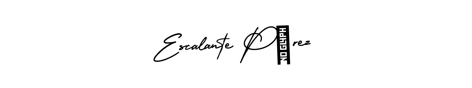 Design your own signature with our free online signature maker. With this signature software, you can create a handwritten (AmerikaSignatureDemo-Regular) signature for name Escalante Pérez. Escalante Pérez signature style 3 images and pictures png