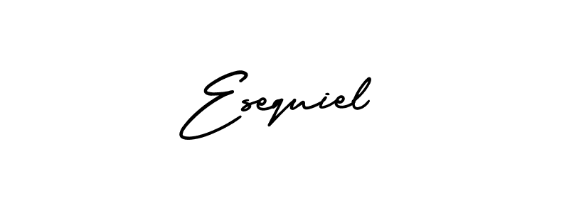 Esequiel stylish signature style. Best Handwritten Sign (AmerikaSignatureDemo-Regular) for my name. Handwritten Signature Collection Ideas for my name Esequiel. Esequiel signature style 3 images and pictures png