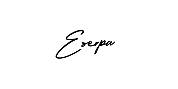 Best and Professional Signature Style for Eserpa. AmerikaSignatureDemo-Regular Best Signature Style Collection. Eserpa signature style 3 images and pictures png