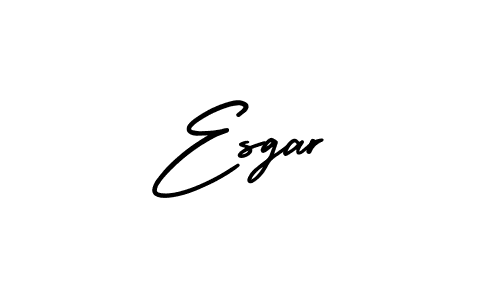 AmerikaSignatureDemo-Regular is a professional signature style that is perfect for those who want to add a touch of class to their signature. It is also a great choice for those who want to make their signature more unique. Get Esgar name to fancy signature for free. Esgar signature style 3 images and pictures png