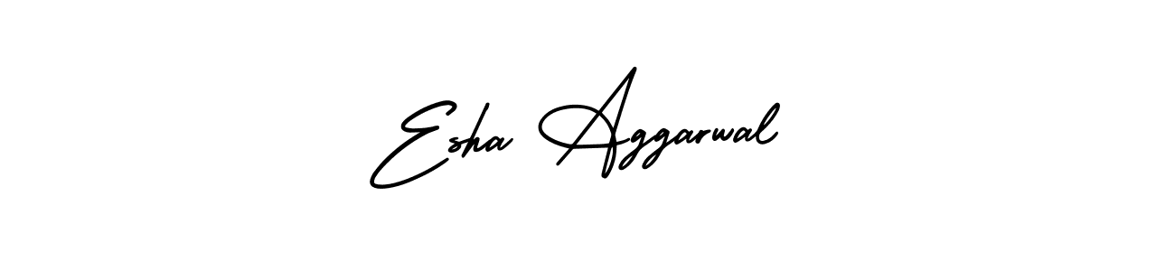 Make a short Esha Aggarwal signature style. Manage your documents anywhere anytime using AmerikaSignatureDemo-Regular. Create and add eSignatures, submit forms, share and send files easily. Esha Aggarwal signature style 3 images and pictures png