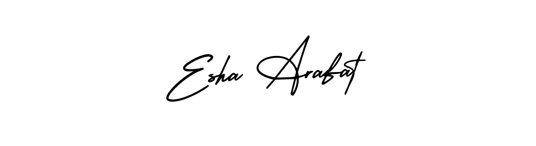if you are searching for the best signature style for your name Esha Arafat. so please give up your signature search. here we have designed multiple signature styles  using AmerikaSignatureDemo-Regular. Esha Arafat signature style 3 images and pictures png