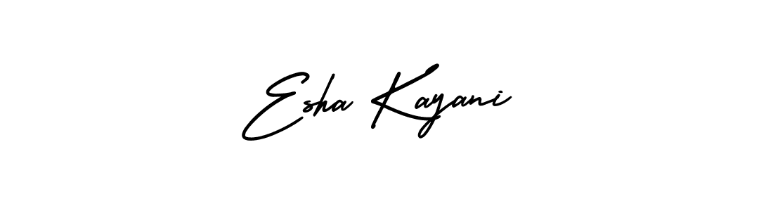 Best and Professional Signature Style for Esha Kayani. AmerikaSignatureDemo-Regular Best Signature Style Collection. Esha Kayani signature style 3 images and pictures png